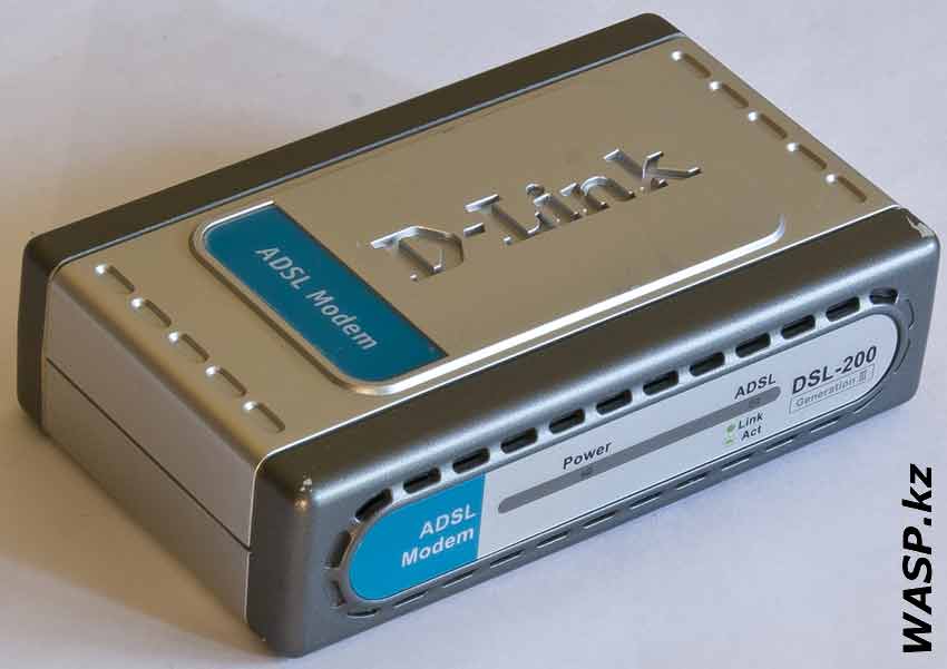 D-Link DSL-200 USB модем, описание D-Link DSL-200 USB модем, описание