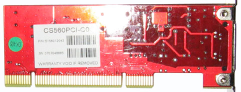 Genx 56K Internal Fax Modem (CS560PCI-C0) - плата Genx 56K Internal Fax Modem (CS560PCI-C0) - плата