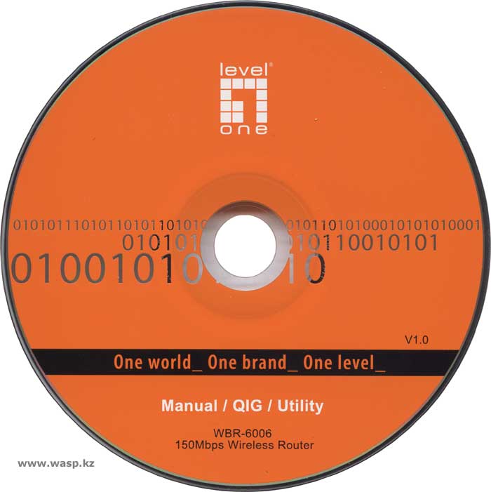 Level One WBR-6006 диск программы Level One WBR-6006 диск программы