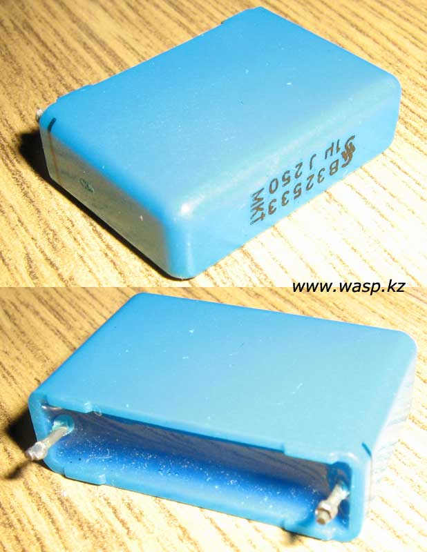Пленочный конденсатор Siemens B32533 1µ J250 MKT Пленочный конденсатор Siemens B32533 1µ J250 MKT