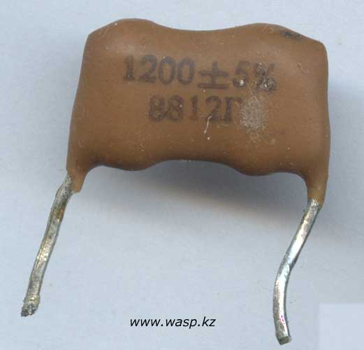 К31-11-3, 1200 пФ ±5%, 88 12 Г К31-11-3, 1200 пФ ±5%, 88 12 Г