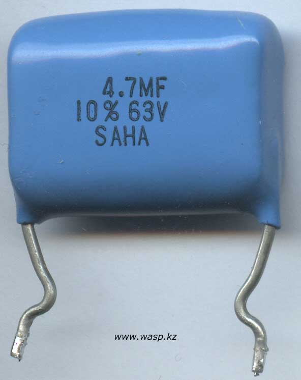 К73-17 4,7 мкФ 63В Фирма производитель SAHA, Индия К73-17 4,7 мкФ 63В Фирма производитель SAHA, Индия