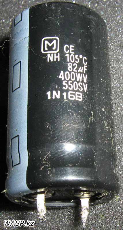 Конденсатор Matsushita 82µF 400WV CE NH 550SV 1N16B Конденсатор Matsushita 82µF 400WV CE NH 550SV 1N16B