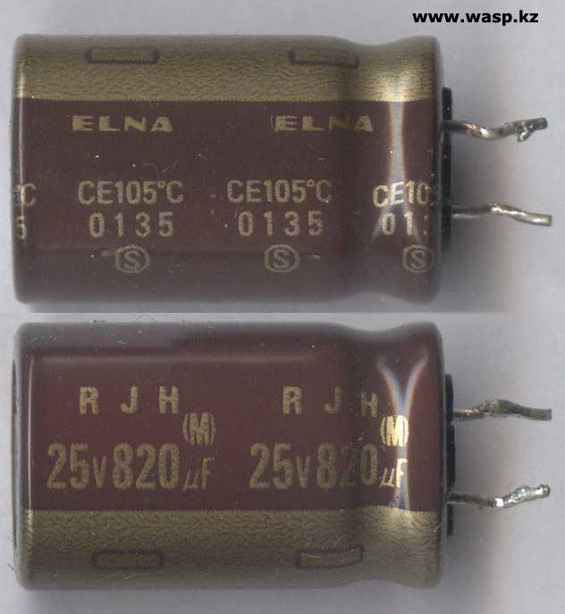 логотип Elna конденсатор RJH 0135 логотип Elna конденсатор RJH 0135