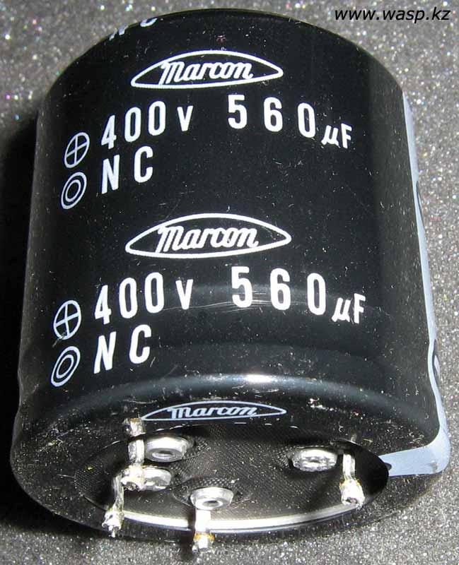 Конденсатор Marcon, серии NC, 560µF на 400V Конденсатор Marcon, серии NC, 560µF на 400V