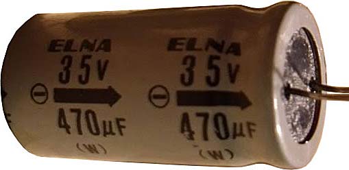Конденсатор ELNA 470 мкФ на 35 вольт Конденсатор ELNA 470 мкФ на 35 вольт
