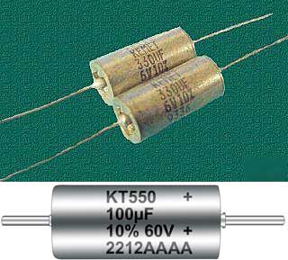 Танталовые конденсаторы KEMET T110 330uF 10% 6V, KT550 100uF 10% 60V Танталовые конденсаторы KEMET T110 330uF 10% 6V, KT550 100uF 10% 60V