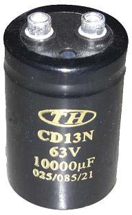 TH CD13N 10000 mf 63V конденсатор от китайцев TH CD13N 10000 mf 63V конденсатор от китайцев