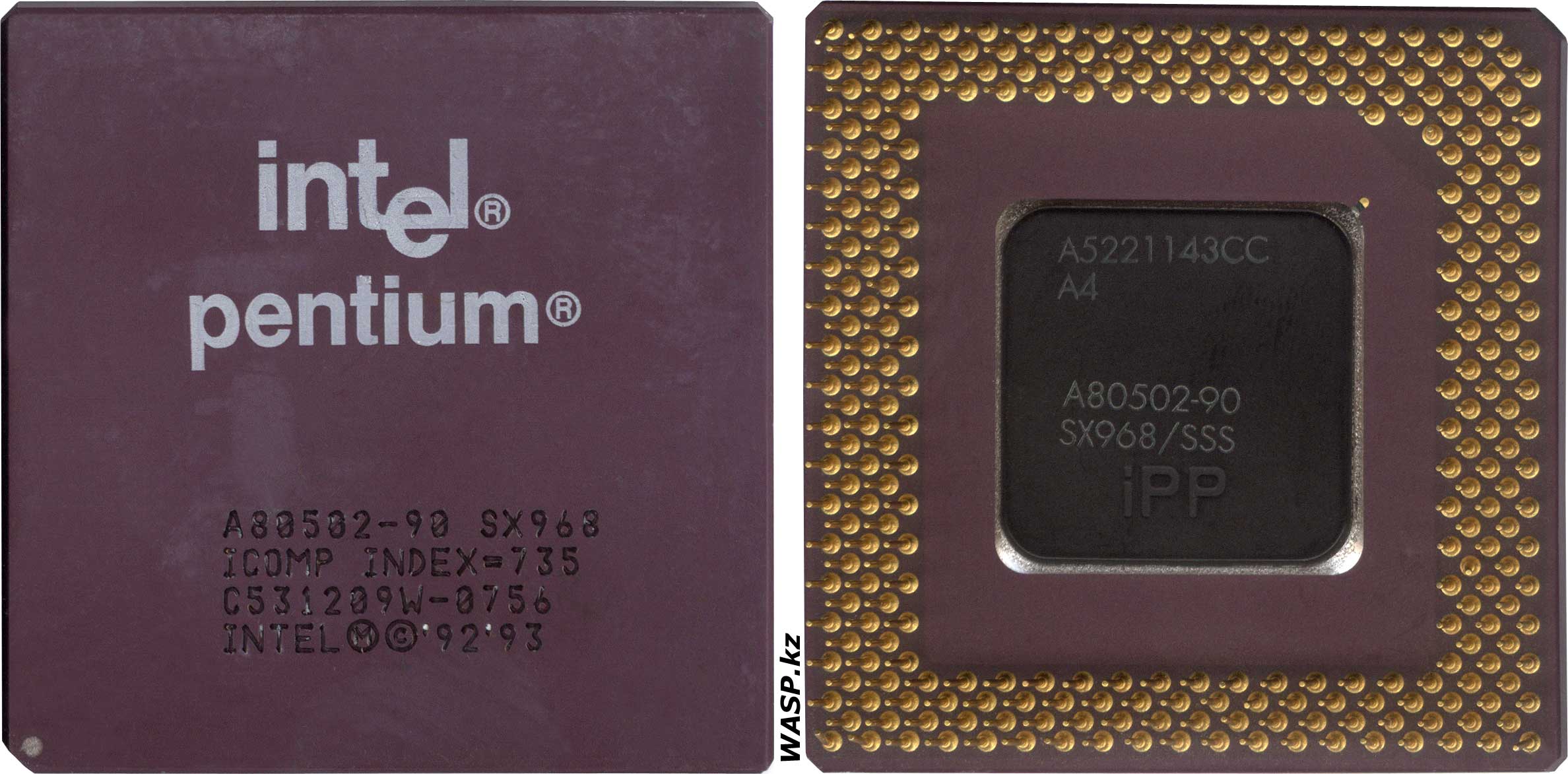 Казахстанский IT-портал - Статьи: Intel Pentium A80502-90 SX968/SSS ...