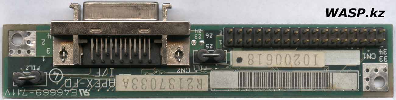 APEX-FD I/F. Код E46669-711V плата с разъемом APEX-FD I/F. Код E46669-711V плата с разъемом