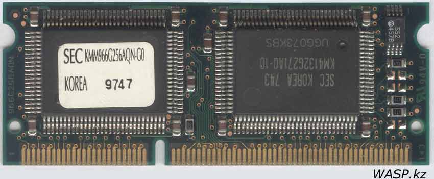 SEC KMM966G256AQN-G0 память на ноутбук и принтер SEC KMM966G256AQN-G0 память на ноутбук и принтер