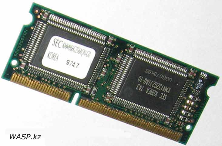 SEC KMM966G256AQN-G0 обзор оперативной памяти SEC KMM966G256AQN-G0 обзор оперативной памяти