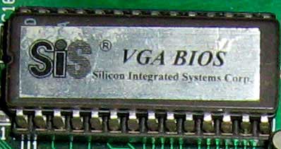 SiS VGA BIOS микросхема БИОС на SiS 6202-03E SiS VGA BIOS микросхема БИОС на SiS 6202-03E