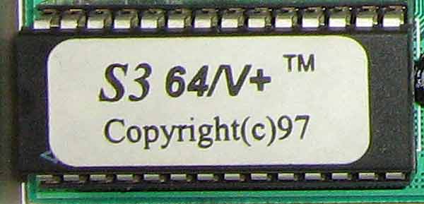 BIOS S3 64/V+ старая видеокарта, прошивка BIOS S3 64/V+ старая видеокарта, прошивка
