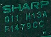 SHARP 011 H13A F1479CC калькулятор описание SHARP 011 H13A F1479CC калькулятор описание