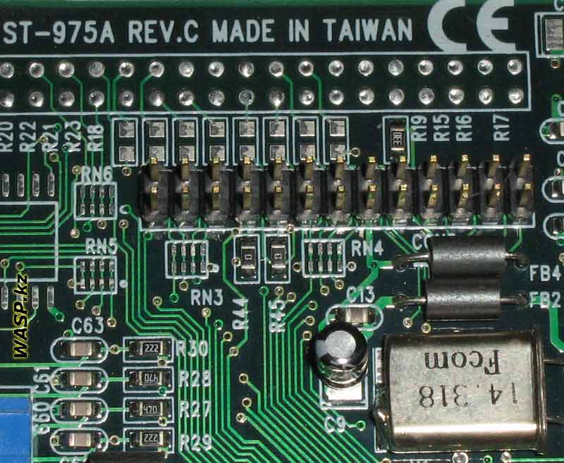 Trident 3DImage 9750 непонятные разъемы ST-975A Rev.C Trident 3DImage 9750 непонятные разъемы ST-975A Rev.C