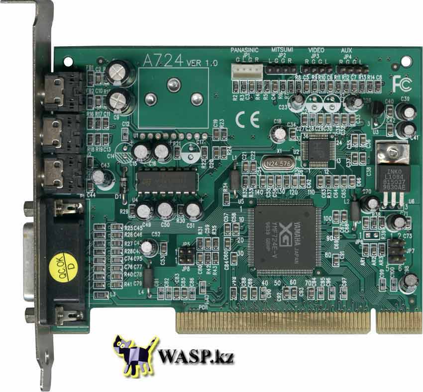 Yamaha XG YMF724E-V звуковая карта PCI Yamaha XG YMF724E-V звуковая карта PCI